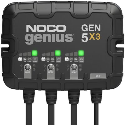 NOCO Company GEN5X3 12V 3-Bank, 15-Amp On-Board Battery Charger