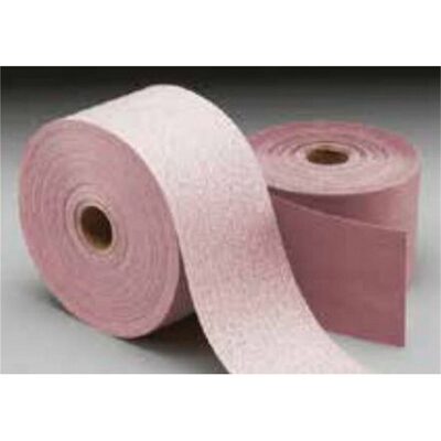 Carborundum Abrasives Carbo Premier Red 20340 Dri-Lube Stick-On Sheet Roll, 2-3/4 in W x 25 yd L, P80 Grit