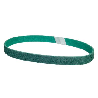 Norton Bear-Tex Rapid Prep 55311 Non-Woven Sanding File Belt, 18 in L x 1/2 in W, 320 Grit