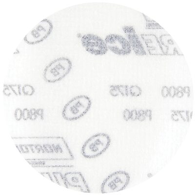 Norton Pure Ice 88716 Q175 Series Non-Vacuum Sanding Disc, 6 in, P1500 Grit, Aluminum Oxide