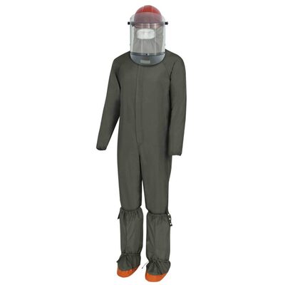 Oberon Suit Kit - Arc Flash - 8 Cal - Clean Room - Comes with (Coverall Size: 3XL, Bootie Size: Small, Face Shield, Balaclava)