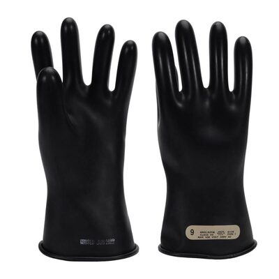 Oberon Gloves - Rubber Electrical - Class 00 - Length: 11" -  Rolled Cuff - Size: X-Large - 11