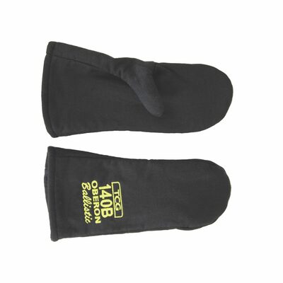 OBERON Mittens - Arc Flash - 140 Cal TCG - Color: Black - Size: Regular