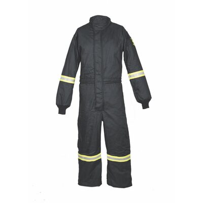 OBERON Coveralls - Arc Flash - 75 Cal TCG Ultralight - Color: Black - Size: 4XL