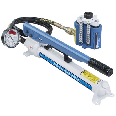 OTC 17-1/2 Ton Hydraulic Power Twin Ram and Pump Set