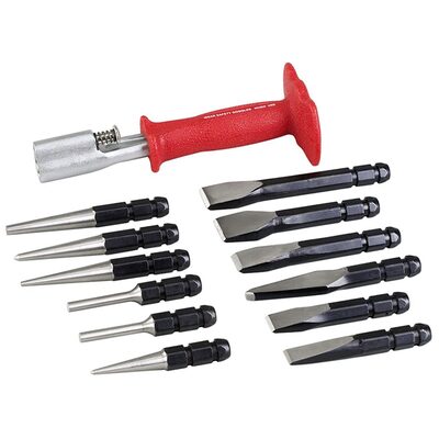 OTC QUICK CHANGE PUNCH AND CHISEL 12PC