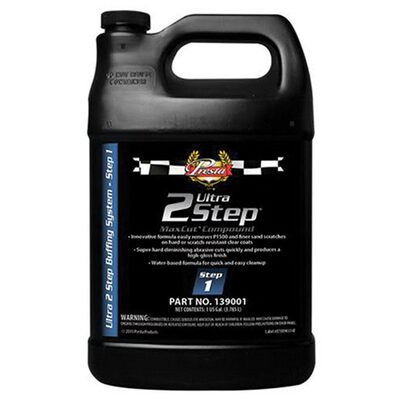 Presta Ultra 2 Step 139001 MaxCut Compound, 1 gal Can, White