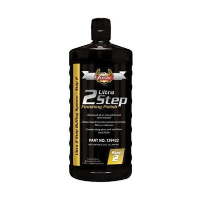 Presta Ultra 2 Step 139432 Finishing Polish, 32 oz Bottle, Light Gray