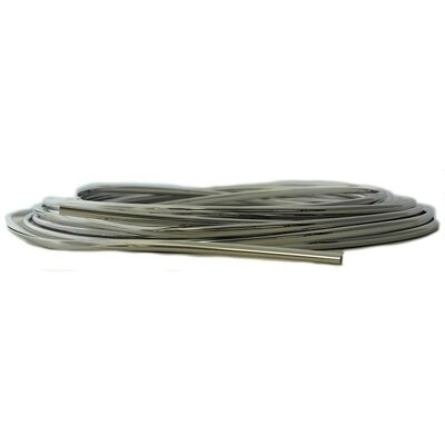 Protekto Trim 39-210 Full Size Door Edge Molding, 50 ft L, Chrome