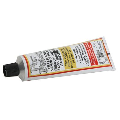 POR-15 INC 49013 Filler and Seam Sealer, 4 oz Tube, Black, Paste
