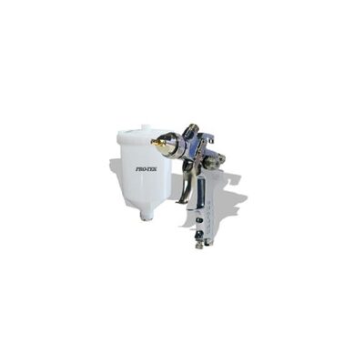 PRO-TEK GRAVITY FED PAINT GUN 1.4MM/PLASTIC CUP (600ML)