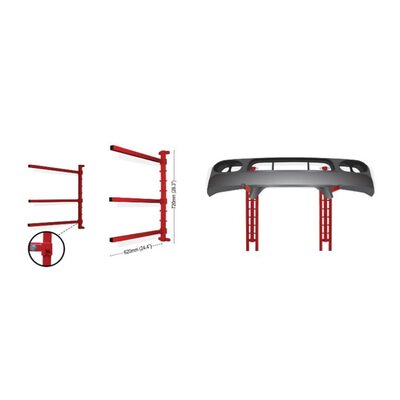 PRO-TEK WALL-MOUNT BUMPER RACK