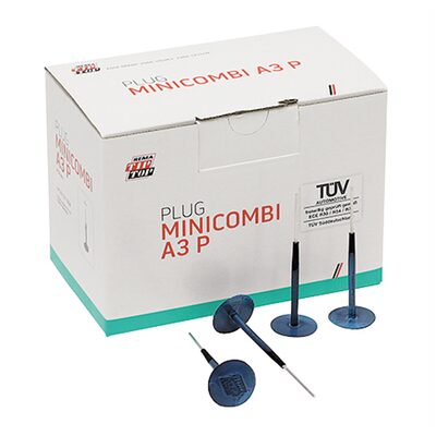 REMA TIP TOP North America Minicombi Tire Repair Inserts 1/8" (3mm) 50 Count