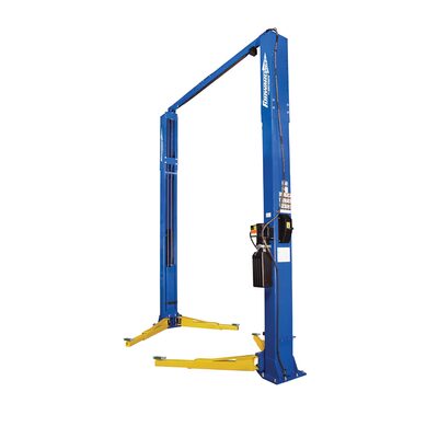 Forward Lift 12,000 2 Post Symmetric Lift With 3 Stage Front & Rear Arms. Top Mounted Direct Pull Technology With Cylinder Rod Concealed In Carriage. Adjustable Widths Options. Includes Low Profile Truck Adapters With 1.75", 3.5" & 5" Extensions With Stor