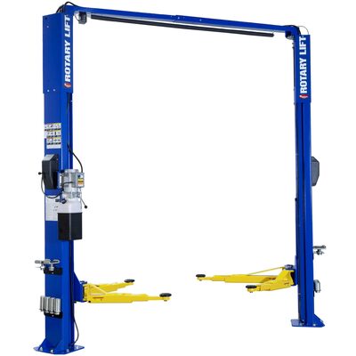 Rotary 10,000 Lbs 2 Post Asymmetric With Patent Pending Av Arms.  Includes Round & Truck Adapters With 3 1/2" & 5 1/4" Extensions With Storage Rack. Shortest Arm Retraction In The Industry. Drive Thru Clearance 95 1/4", Min Ceiling Height 12' 5 1/2", Min 