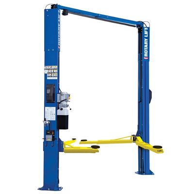 Rotary SPOA10 - 2- Stage Low Profile Two-Post Lift, Asymmetrical (10,000 LB. Capacity)  75 5/8" Rise w/ 2' Extension - Shockwave Equipped