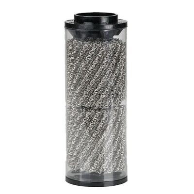 Reading Technologies  Eliminex 1P-060 1st-Stage Replacement Element, 3 um, 60 scfm, 2 in Dia x 3-3/4 in H, Stainless Steel Mesh