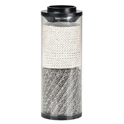 Reading Technologies  Eliminizer 3P-090 Replacement Element, 1 um, 90 scfm, 2-1/2 in Dia x 6-3/4 in H, Stainless Steel Mesh