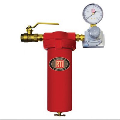 Reading Technologies  7000B Stealth Series 1-Stage Air Tool Saver, 1/2 in NPT Inlet, 1/4 in NPT Outlet, 60 scfm at 100 psi, 0.01 um