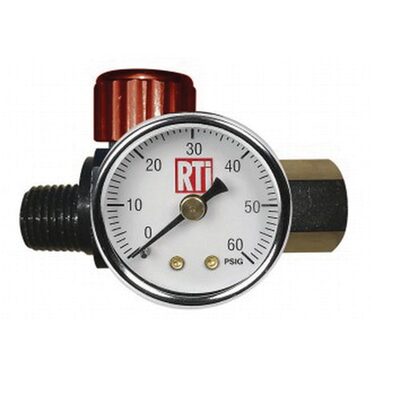 Reading Technologies  CV-02 Cheater Valve, 1/4 in NPT, 0 to 60 psi