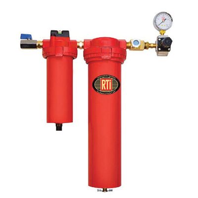 Reading Technologies  E4000 Eliminator II Series Desiccant Dryer, 1/2 in Inlet x 1/4 in Outlet, 25 scfm at 100 psi