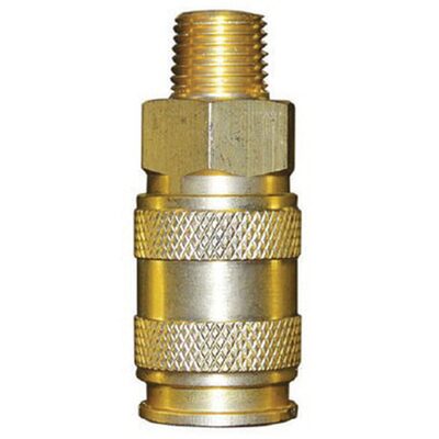 Reading Technologies  HFMC-1 High Flow Quick Disconnect Coupler, 1/4 in, Male, Brass