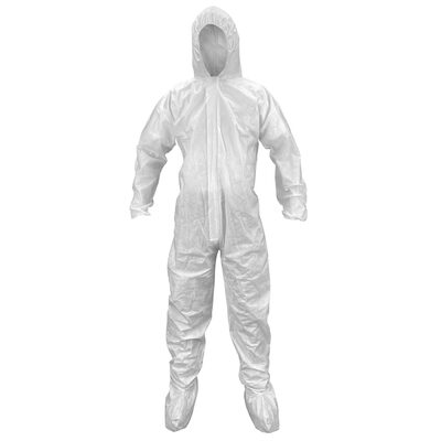 SAS Safety SMS Breathable Hooded/Booted Coverall - Large