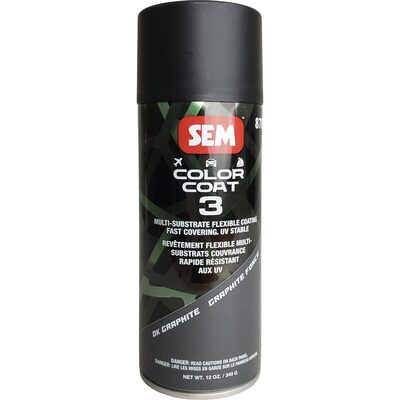 SEM Paints Color Coat 3 Dark Graphite 16 oz Aerosol