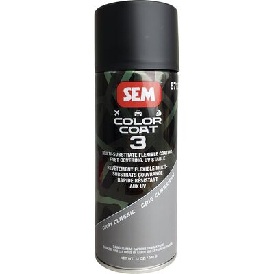 SEM Paints Color Coat 3 Gray Classic 16 oz Aerosol
