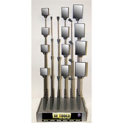 SE Tools 24PC MIRROR & MAGNET DISPLAY