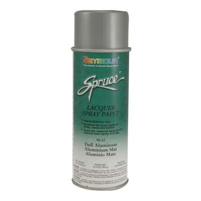 Seymour Spruce 98-32 Fast Drying Metallic Spray Paint, 16 fl-oz Aerosol Can, Aluminum, 15 sq-ft Coverage
