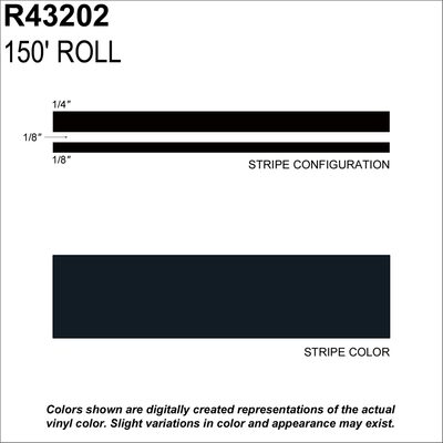 SHARPLINE CONVERTING INC MS, 1/2" X 150'; Black