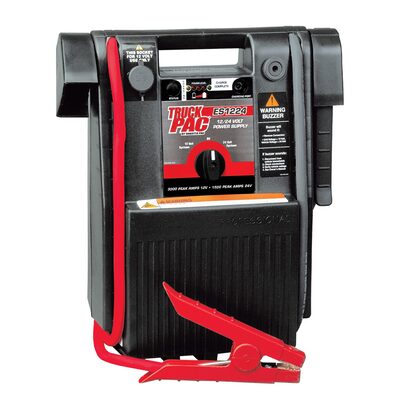 Clore Automotive Booster PAC ES1224 3000A/1500A Peak 12V/24V Jump Starter with Power Supply