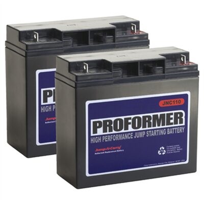 Clore Automotive Jump-N-Carry JNC110 Clore Proformer - Replacement Battery for JNC1224 (2 Batteries)