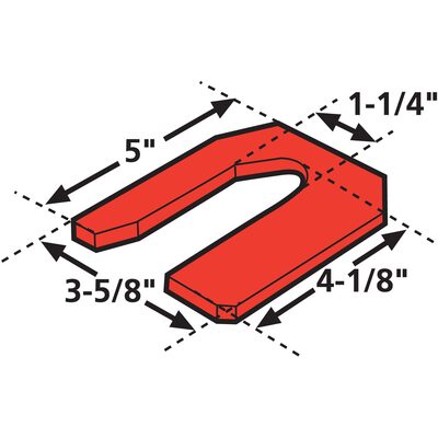 Specialty Products Company PREVOST CASTER SHIMS 1/16" (6)