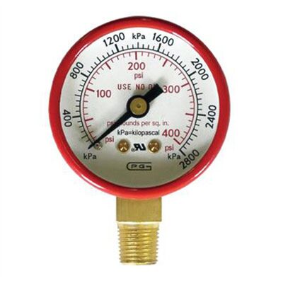 Shark Industries Oxy-Ace 50mm Gg 1/4" NPT 0-400