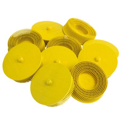Shark Industries 3" Yellow Finger Disc - 80 Grit - 10 Pk