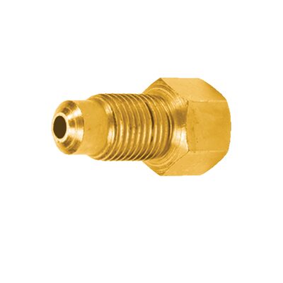 S.U.R.&R. 3/8 Inch-24 Inverted Female to M10 x 1.0 Bubble Male - 50 Pack
