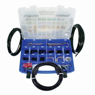 S.U.R.&R. DELUXE Fuel Line Replacement Kit - 168 Pieces plus 75 feet tubing