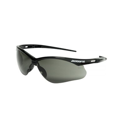 Jackson Safety Safety Glasses - SG Series - Smoke Mirror Lens - Black Frame - STA-CLEAR Anti-Fog - Outdoor