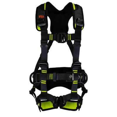 FALL SAFE Safety Harness - CONSTRUCTION COMFORT Series - Climbing / Positioning - Size: L/XL
