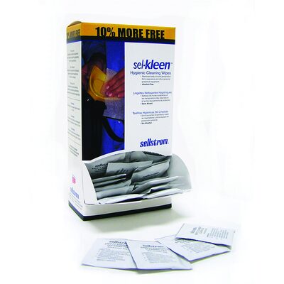 Sellstrom Sel-Kleen Pre-moistened non-alcohol based equipment cleaning towelettes
