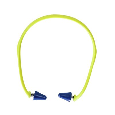 Sellstrom Earplugs - Banded - Tapered - NRR 27 - Hi-Viz Green - 1/bag