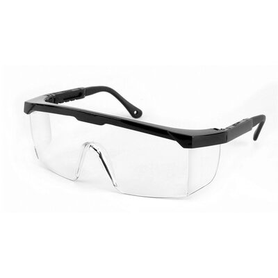 Sellstrom Safety Glasses - Sebring Safety Glasses - Black - Clear Lens - Hard Coated