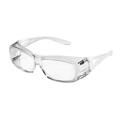 Sellstrom Safety Glasses - Over-The-Glass Series - Clear Lens - Clear Frame - Hard Coated