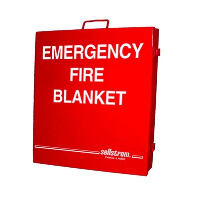 Sellstrom SoftShield Carbon Fiber Felt High Temp Blanket with Storage Cabinet