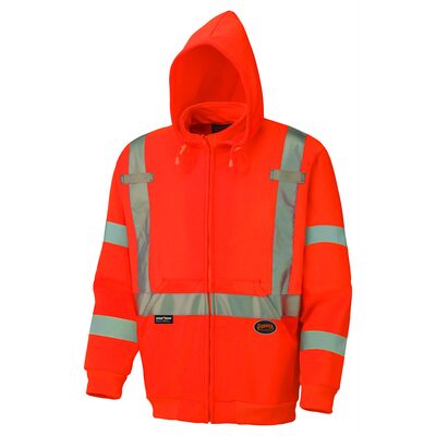 Pioneer Pioneer - Hoodie - Hi-Viz Polyester Fleece - Hi-Viz Orange - Size Medium