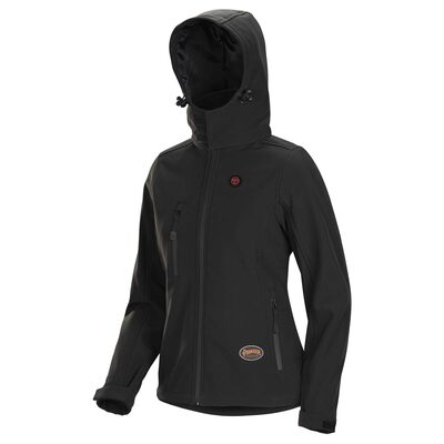 Pioneer Women's Heated Softshell Jacket  - Color:  Black  - Size: 2XL