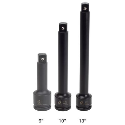 SUNEX 3/4" Dr Impact Extension Set - 3 PC.