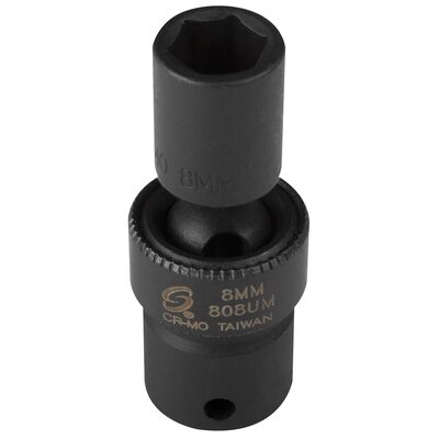 SUNEX SOC 8MM 1/4D IMP UNIV 6PT